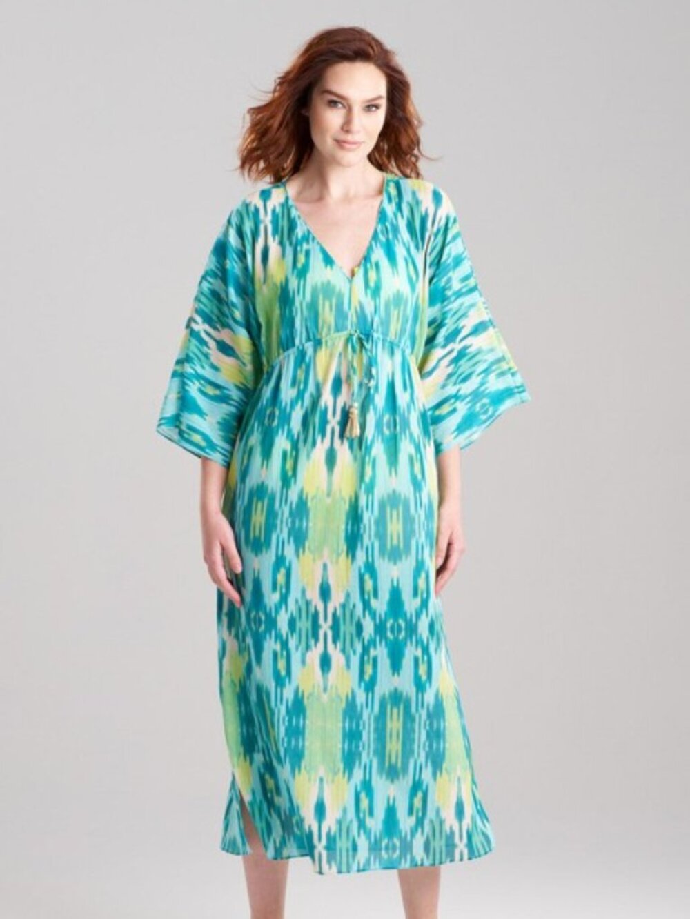 NWT ~ NATORI Ibiza Caftan / Regatta Cover-Up | | 100% Cotton - Size SMALL